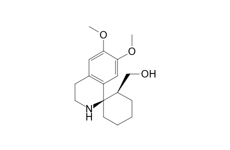 Spiro[cyclohexane-1,1'(2'H)-isoquinoline]-2-methanol, 3',4'-dihydro-6',7'-dimethoxy-, (1R-cis)-