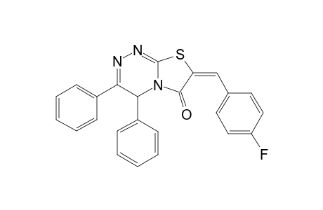 4H-Thiazolo[2,3-c][1,2,4]triazin-6(7H)-one, 7-[(4-fluorophenyl)methylidene]-3,4-diphenyl-