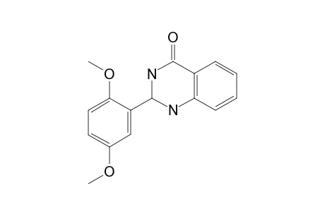 2,3-dihydro-2-(2,5-dimethoxyphenyl)-4(1H)-quinazolinone