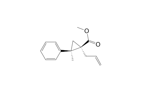 Cyclopropanecarboxylic acid, 2-methyl-2-phenyl-1-(2-propenyl)-, methyl ester, cis-