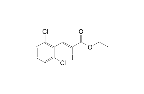 Ethyl 3-(2',6'-dichlorophenyl)-2-iodo-2-propenoate