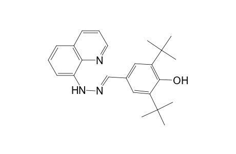 Benzaldehyde, 3,5-ditert-butyl-4-hydroxy-, 8-quinolylhydrazone