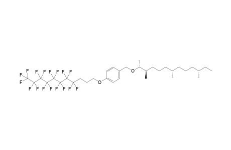 1-(4,4,5,5,6,6,7,7,8,8,9,9,10,10,11,11,11-heptadecafluoroundecoxy)-4-[[(1R,2R,6S,10S)-1,2,6,10-tetramethyldodecoxy]methyl]benzene