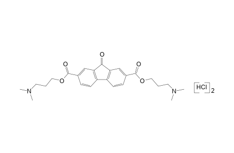 9-oxofluorene-2,7-dicarboxylic acid, bis[3-(dimethylamino)propyl]ester, dihydrochloride