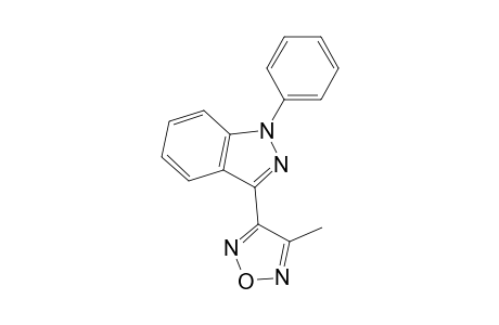3-Methyl-4-(1-phenyl-3-indazolyl)-1,2,5-oxadiazole