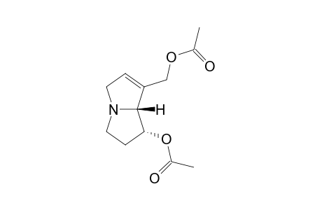 1H-Pyrrolizine-7-methanol, 1-(acetyloxy)-2,3,5,7a-tetrahydro-, acetate (ester), (1R-trans)-