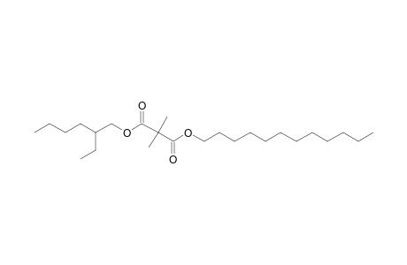 Dimethylmalonic acid, dodecyl 2-ethylhexyl ester