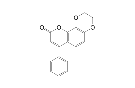 2,3-dihydro-7-phenyl-9H-pyrano[2,3-f]-1,4-benzodioxin-9-one