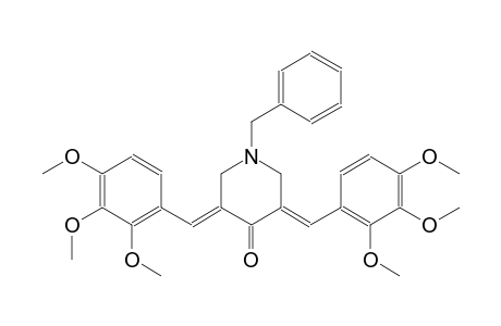 (3E,5E)-1-benzyl-3,5-bis(2,3,4-trimethoxybenzylidene)-4-piperidinone