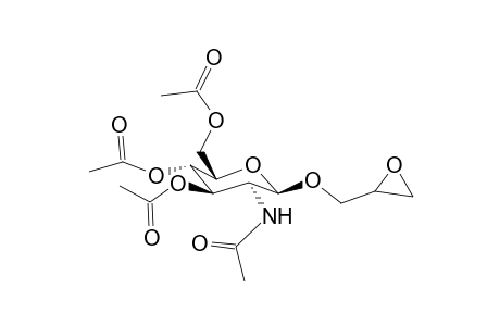 Oxiranylmethyl-3,4,6-tri-O-acetyl-2-acetylamino-2-deoxy-b-d-glucopyranoside