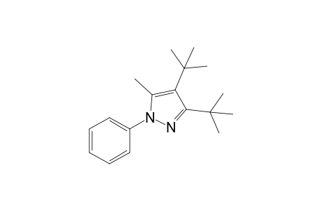 3,4-bis(t-Butyl)-1-phenyl-5-methyl-1H-pyrazole