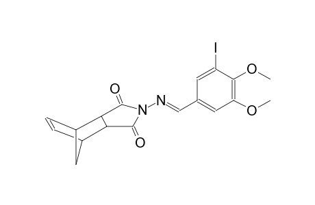 4-{[(E)-(3-iodo-4,5-dimethoxyphenyl)methylidene]amino}-4-azatricyclo[5.2.1.0~2,6~]dec-8-ene-3,5-dione