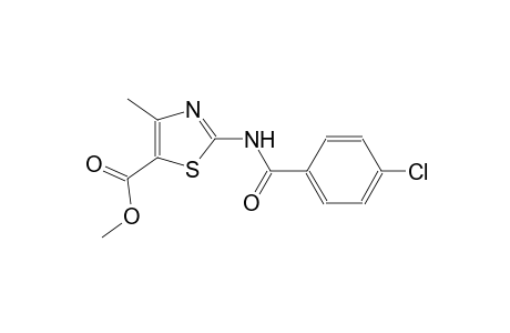 5-thiazolecarboxylic acid, 2-[(4-chlorobenzoyl)amino]-4-methyl-, methyl ester