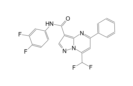 7-(difluoromethyl)-N-(3,4-difluorophenyl)-5-phenylpyrazolo[1,5-a]pyrimidine-3-carboxamide