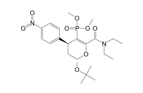 2-TERT.-BUTOXY-6-(DIETHYLCARBAMOYL)-5-(DIMETHOXYPHOSPHORYL)-3,4-DIHYDRO-4-(4-NITROPHENYL)-2H-PYRAN;TRANS-ISOMER