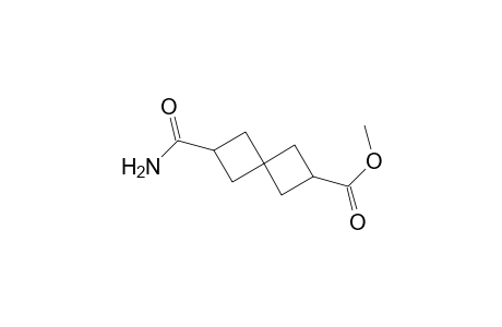 (+-)-2-Carbomethoxyspiro[3.3]heptane-6-carboxamide