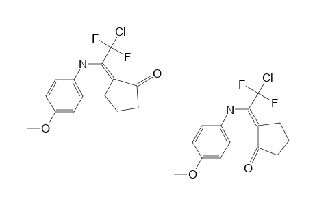 2-[(Z)-2-CHLORO-2,2-DIFLUORO-1-(4-METHOXYANILINO)-ETHYLIDENE]-1-CYCLOPENTANONE