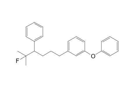 1-(5-fluoranyl-5-methyl-4-phenyl-hexyl)-3-phenoxy-benzene