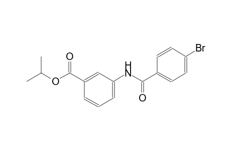 benzoic acid, 3-[(4-bromobenzoyl)amino]-, 1-methylethyl ester