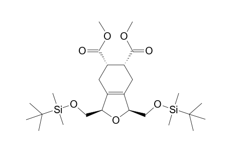 Methyl (2S*,4R*,7S*,8R*)-2,4-Bis(triisopropylsilyloxymethyl)-3-oxabicyclo[4.2.0]non-1(5)ene-7,8-dicarboxylate