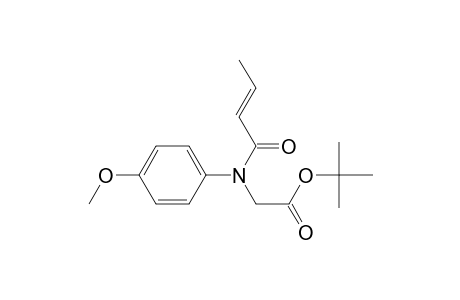 N-[(tert-Butoxycarbonyl)methyl]-N-(4-methoxyphenyl)-2-butenamide