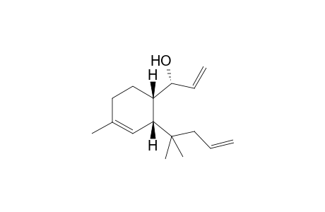 (1SR,2RS,1'SR)-1-(1'-Hydroxyprop-2'-enyl)-2-(1'',1'-dimethylbut-3''-enyl)-4-methylcyclohex-3-ene