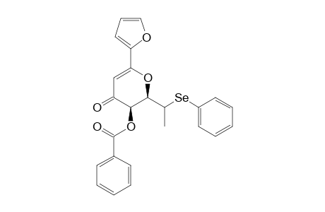 cis-3-(Benzoyloxy)-6-(.alpha.-furyl)-2-((1-phenylseleno)ethyl)-2,3-dihydro-4H-pyran-4-one