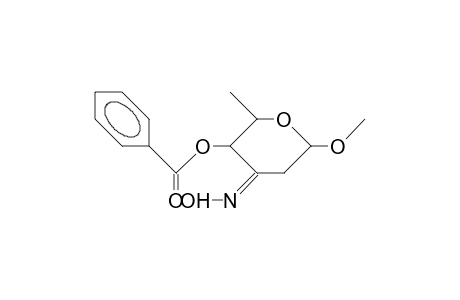 Methyl-4-O-benzoyl-2,6-dideoxy.beta.-threo-hexopyranosid-3-ulose syn-oxime