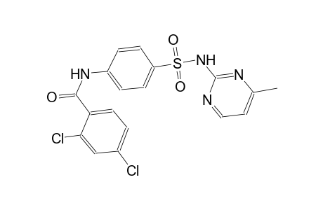 2,4-dichloro-N-(4-{[(4-methyl-2-pyrimidinyl)amino]sulfonyl}phenyl)benzamide