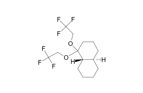 Naphthalene, decahydro-1,1-bis(2,2,2-trifluoroethoxy)-, trans-