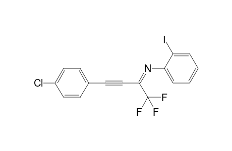 N-(4-(4-chlorophenyl)-1,1,1-trifluorobut-3-yn-2-ylidene)-2-iodoaniline