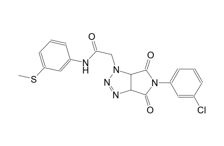 pyrrolo[3,4-d][1,2,3]triazole-1-acetamide, 5-(3-chlorophenyl)-1,3a,4,5,6,6a-hexahydro-N-[3-(methylthio)phenyl]-4,6-dioxo-