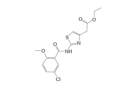 ethyl {2-[(5-chloro-2-methoxybenzoyl)amino]-1,3-thiazol-4-yl}acetate
