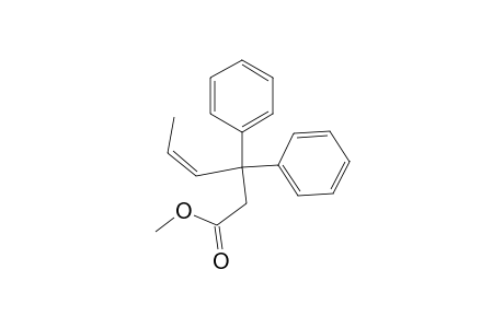Methyl (Z)-3,3-diphenyl-4-hexenoate
