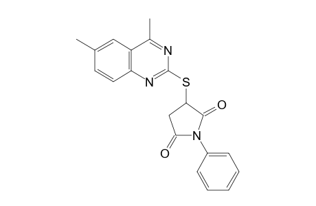 3-(4,6-Dimethyl-quinazolin-2-ylsulfanyl)-1-phenyl-pyrrolidine-2,5-dione