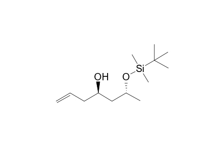 (4R,6R)-6-(tert-Butyldimethylsilyloxy)-hept-1-en-4-ol
