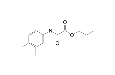 Oxalic acid, monoamide, N-(3,4-dimethylphenyl)-, propyl ester