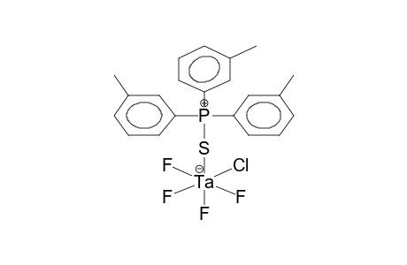 TRANS-TETRAFLUOROCHLORO[TRIS(META-TOLYL)PHOSPHONIOTHIO]TANTALATE