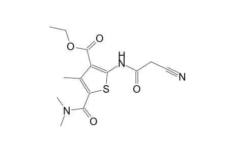 ethyl 2-[(cyanoacetyl)amino]-5-[(dimethylamino)carbonyl]-4-methyl-3-thiophenecarboxylate