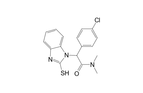 N-[(4-Chlorophenyl) (dimethylcarbamoyl) methyl]-2-mercaptobenzimidazole