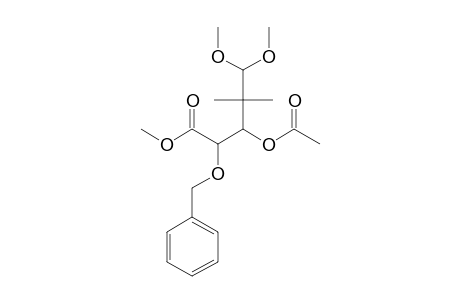 METHYL-(2R,3R)-3-ACETOXY-2-BENZYLOXY-5,5-DIMETHOXY-4,4-DIMETHYLPENTANOATE