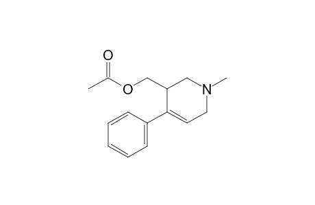 3-(Acetoxymethyl)-4-phenyl-N-methyl-1,2,3,6-tetrahydropyridine