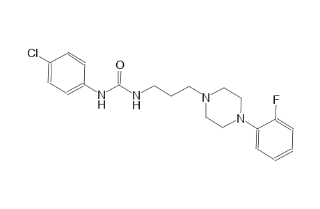 urea, N-(4-chlorophenyl)-N'-[3-[4-(2-fluorophenyl)-1-piperazinyl]propyl]-