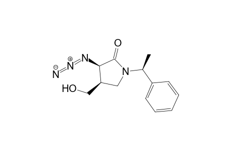 (3R,4R,1'S)-3-Azido-4-hydroxymethyl-1-(1'-phenylethyl)pyrrolidin-2-one