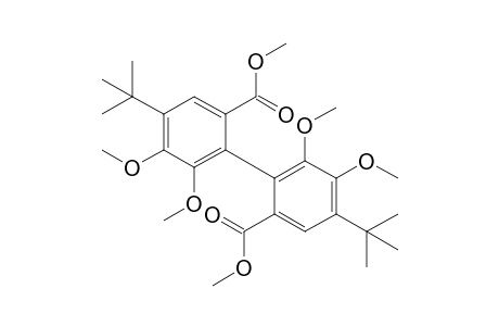 (rac)-Dimethyl 4,4'-Di-tert-butyl-5,5',6,6'-tetramethoxy-1,1'-biphenyl-2,2'-dicarboxylate