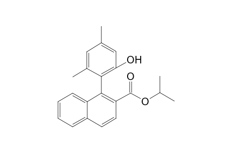 1-(2-hydroxy-4,6-dimethyl-phenyl)naphthalene-2-carboxylic acid isopropyl ester