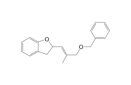 ()-(E)-2-[3-(Benzyloxy)-2-methylprop-1-enyl]-2,3-dihydrobenzofuran