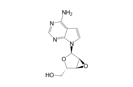 3,6-Dioxabicyclo[3.1.0]hexane, 7H-pyrrolo[2,3-d]pyrimidin-4-amine deriv.