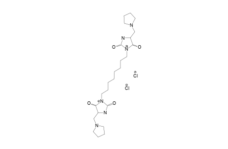 3,3'-(OCTANE-1,8-DIYL)-BIS-[5-(PYRROLIDIN-1-YL-METHYL)-IMIDAZOLIDINE-2,4-DIONE]-DIHYDROCHLORIDE