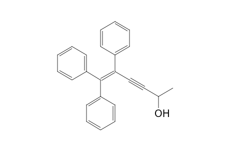 1,1,2-Triphenylhex-1-en-3-yn-5-ol